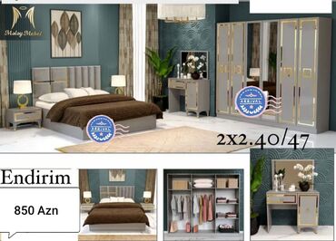 Yataq otağı dəstləri: Çatdırılma quraşdırılma mövcuddur mətbəx mebellərini də satışı var — 4