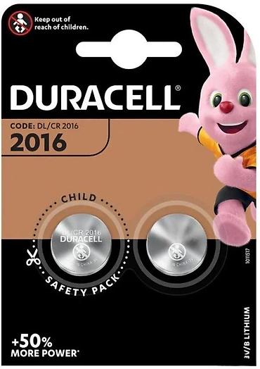 Baterije: Duracell CR2016 litijumske dugmaste baterije – pakovanje 2 kom - — 1