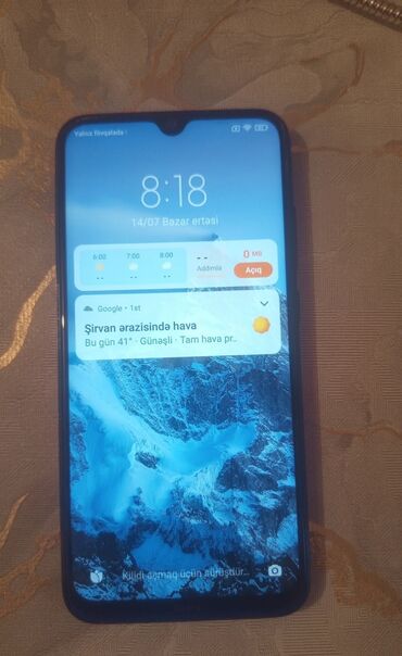 redmi note 8 qiymeti irşad: Redmi Note 8, 64 GB, rəng - Göy, Sensor, Barmaq izi