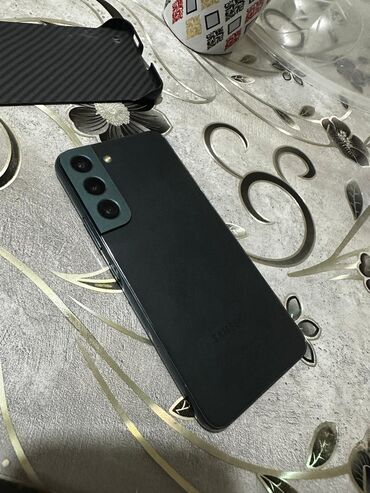 Samsung: Samsung Galaxy S22, Б/у, 256 ГБ, цвет - Зеленый, 1 SIM — 8