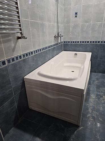 hamam kalonkası: Akril vanna – düzbucaqlı model - Material: yüksək keyfiyyətli akril — 1