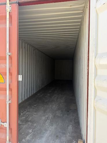 konteyner satilir: 40 fut həcmində metal dəniz konteyneri - Ölçü: təxminən 12 m uzunluq — 5