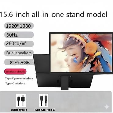 hp pavilion 2000: 15.6" portativ monitor - Ekran: 15.6 düym, 1920×1080 (Full HD), 60 — 1