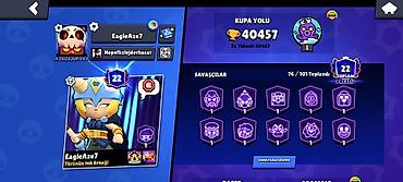 zeng ucun gitara: Brawl Stars hesabı – inkişaf etmiş profil və zəngin kolleksiya - Kupa — 2
