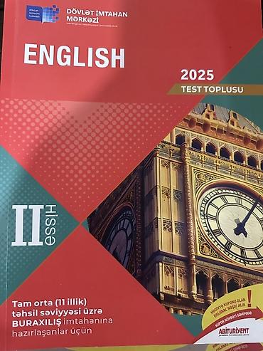 Testlər: İngilis dili Testlər 11-ci sinif, DİM, 2-ci hissə, 2024 il — 1