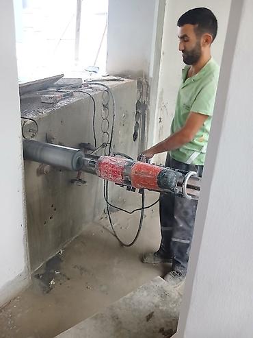 Beton işləri: Beton kəsimi və deşilməsi xidməti - Divar və döşəmələrdə dəqiq kəsim — 6