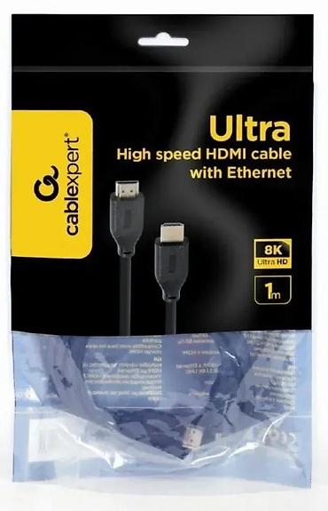 Aksesoari za TV i video: CABLEXPERT Ultra – High Speed HDMI kabl sa Ethernet-om, 1 m - HDMI na — 1