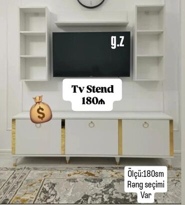 Çarpayılar: TV stend rəng seçimi var