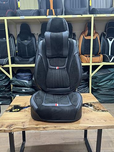 Чехлы и накидки на сиденья: Чехлы Экокожа, С подушкой, Новый, Самовывоз, Бесплатная доставка, Платная доставка — 1