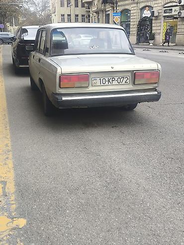 VAZ (LADA): VAZ 2107 sedan - Kuzov: 4 qapılı, gümüşü rəng - Mühərrik: benzin — 4