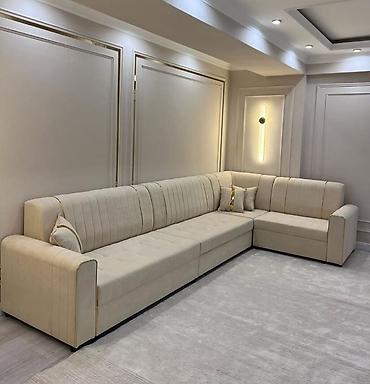 Угловые диваны: Угловой диван, C подушками, Трехместный — 9