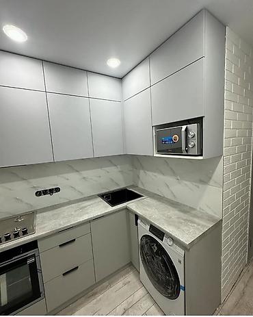 Кухонные гарнитуры: Кухонные гарнитуры в современном минимализме - Прямые линейные кухни — 6