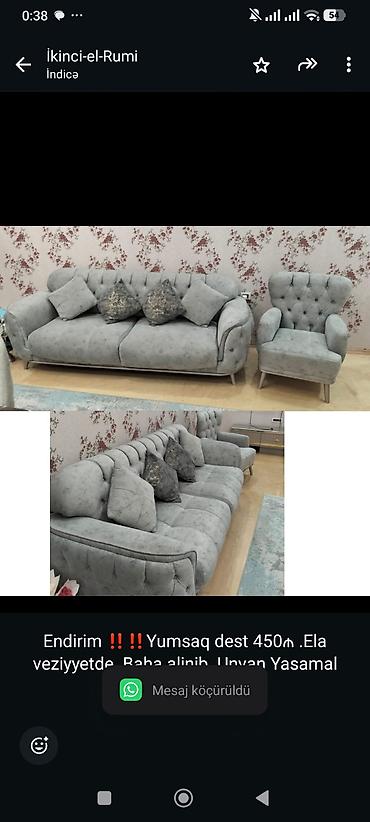 Endirim ‼️‼️Yumsaq dest 450₼ .Ela veziyyetde .Baha alinib .Unvan