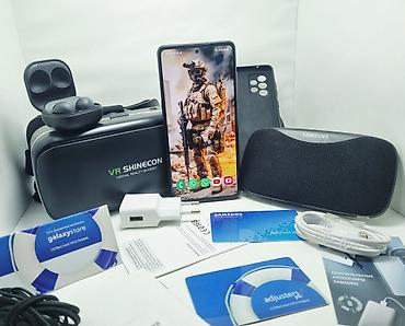 Samsung: Samsung Galaxy A72, Б/у, 256 ГБ, цвет - Черный, 2 SIM — 1