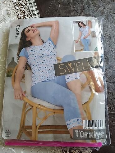 ev damaşniki: Qadın pijama dəsti – Swella - Brend: Swella - Ölçü: S–M və L-XL — 3