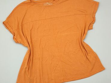 pomarańczowa bluzki dziewczęca: T-shirt, Canda, L, stan - Dobry