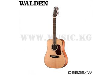 shuba natur: Электроакустическая гитара walden d552e/w dreadnought, 12-string solid
