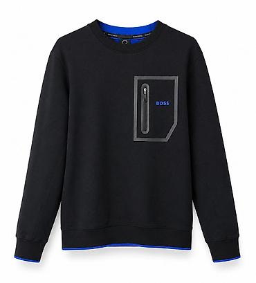 Толстовки: Мужская толстовка, L, Hugo Boss, Новый, цвет - Черный, Самовывоз — 1
