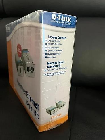 Druga oprema za računare i laptopove: D‑Link DWL‑P200 Power Over Ethernet (PoE) Adapter Kit Opis: - PoE — 3