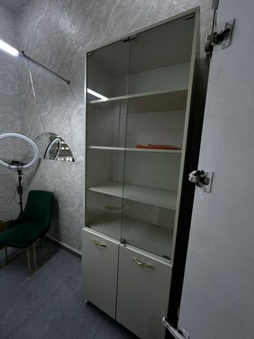 шкаф для документов с замком: Açılan, 2 qapılı Düz dolab, Kitab dolabı