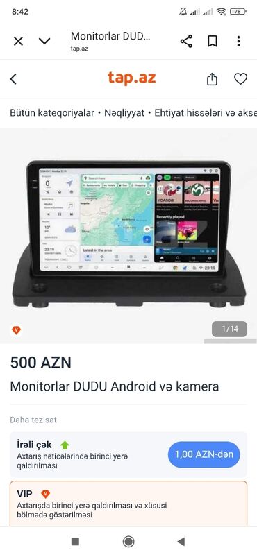Monitorlar: Monitor, Yeni, Cihaz paneli, Wi-Fi, Pulsuz çatdırılma — 17