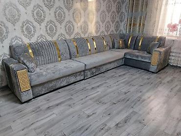 sofa: Угловой диван, C подушками — 6