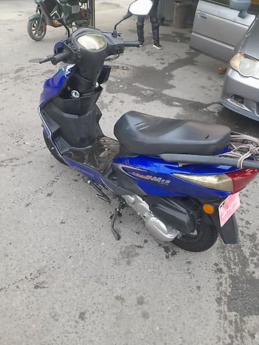 полики для скутера: Скутер Jinling / Suzuki M12 в ярком синем цвете. Компактный городской — 2