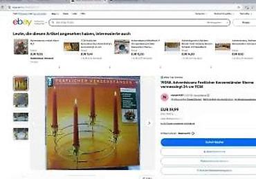 Sveće i svećnjaci: TCM svečani svećnjak/venac za advent – mesing, Ø oko 24 cm - Okrugli — 12