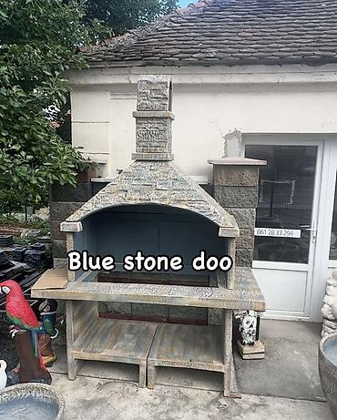 cer ta pec: Roštilj/pečenjara od kamena – „Blue stone doo“ - Masivna spoljašnja — 1