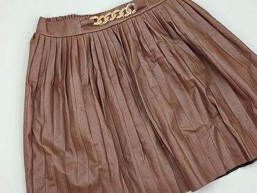 brązowa spódnice midi: Skirt, M (EU 38), condition - Very good