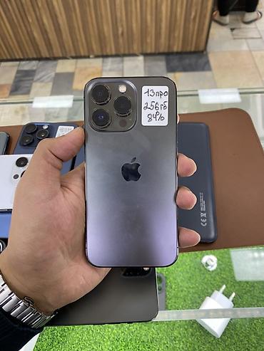 Apple iPhone: IPhone 13 Pro, 256 ГБ, Графит, Зарядное устройство, 84 % — 2