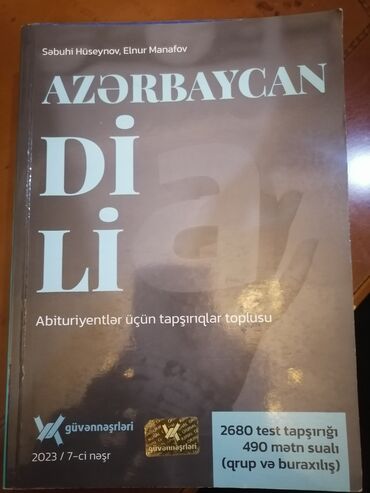 Digər kitablar və jurnallar: Az dili Güvən
Çatdırılma 1 azn