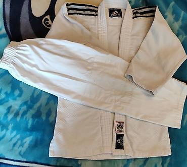 Uşaq dünyası: Adidas uşaq cüdo kimono dəsti - Brend: Adidas - Rəng: ağ - Komplekt — 2