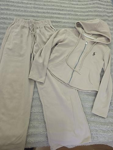 nike tech fleese: Комплект, цвет - Бежевый, Б/у — 4