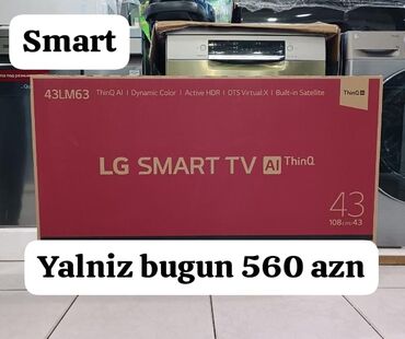 Masa və oturacaq dəstləri: Yeni Televizor LG 43" Pulsuz çatdırılma