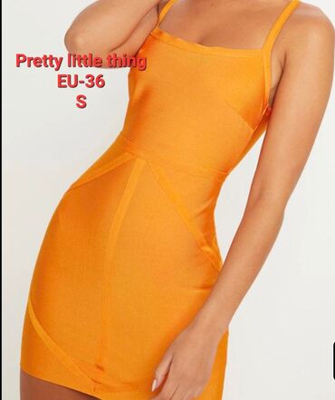 legend haljine novo: S (EU 36), color - Orange, Cocktail, With the straps