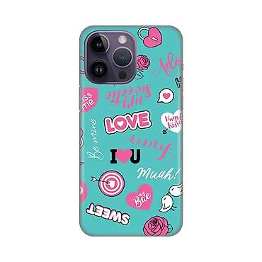 longwei 30v 10a: Silikonska maska sa printom za iPhone 14 Pro Max 6.7 Love. Pored — 1