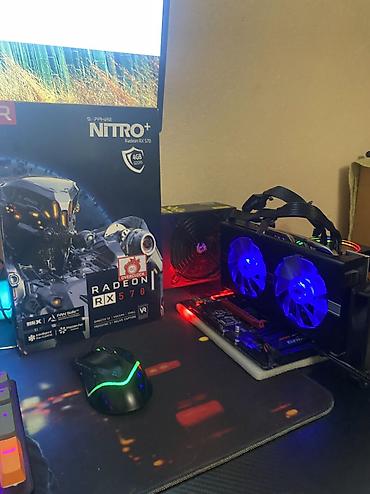 intel arc: Видеокарта для ПК, Новый, ЖК Sapphire, Radeon RX, 4 ГБ — 3