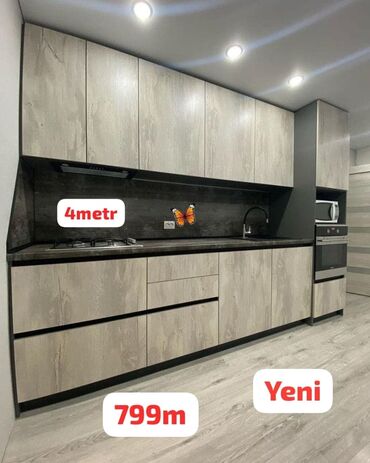 taxt dosekleri: Yeni‼️Mətbəxt mebeli 799m ölçü 4metr çatdirilma quraşdirilma pulsuz