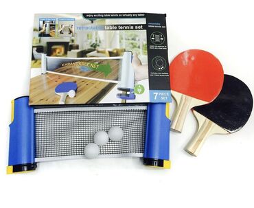 купить ракетку для большого тенниса: Набор для настольного тенниса Retractable Table Tennis Set • Теннис