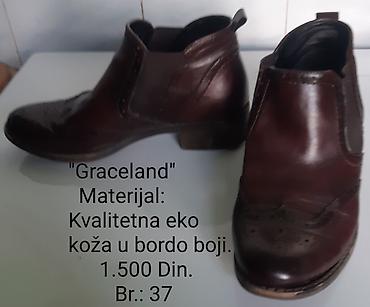 Bordo ženske gležnjače "Graceland"broj 37. - Materijal: kvalitetna