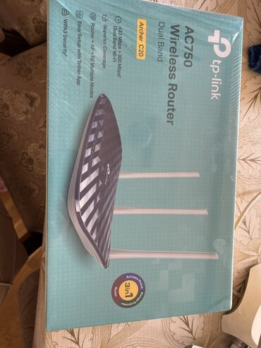 Planşetlər: TP-Link Archer C20 AC750 Wireless Router (Dual Band) - İkiz diapazon