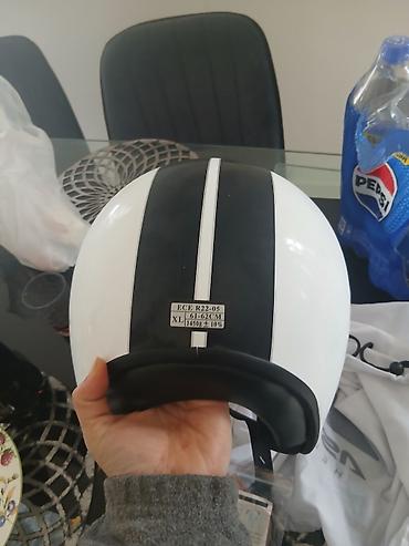 Oprema za bicikliste: Otvorena (jet) kaciga za skuter/motocikl - Brend: Sparco (plavo-bela) — 6