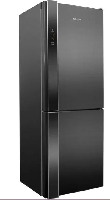 продаю холодильник бу: Двухкамерный Hotpoint Ariston Холодильник Продажа, цвет - Черный