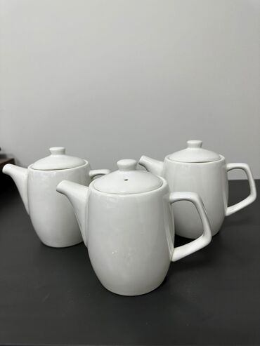 cay destleri: Çay dəsti, rəng - Ağ, Keramika