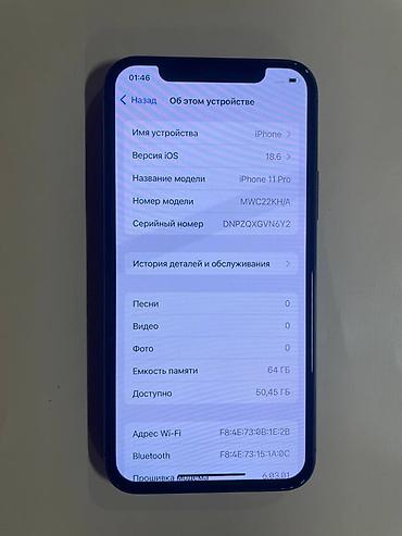 samsung watch 8: Iphone 11 pro AKB 100% 64GB face true tone бар 11000 сом торг возможен — 2