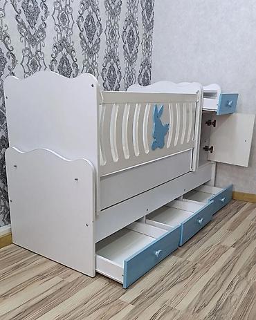 tul besik: Az işlənmiş Uşaq beşiyi - Heç bir problemi yoxdur - Rəng: ağ və açıq — 1