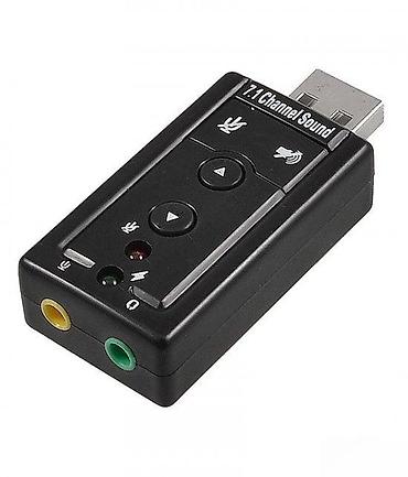 Video kartice i zvučne kartice: USB ZVUČNA KARTICA 7.1 ZVUK SA 4 TASTERA | Filip - 06******** Poziv — 3