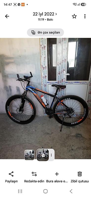 Dağ velosipedləri: Adore MTB velosiped - Korpus: yüngül alaşımlı hardtail çərçivə - — 6