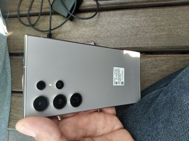 z flip 4 ikinci el: Samsung Galaxy S24 Ultra, 256 GB, rəng - Gümüşü, Barmaq izi